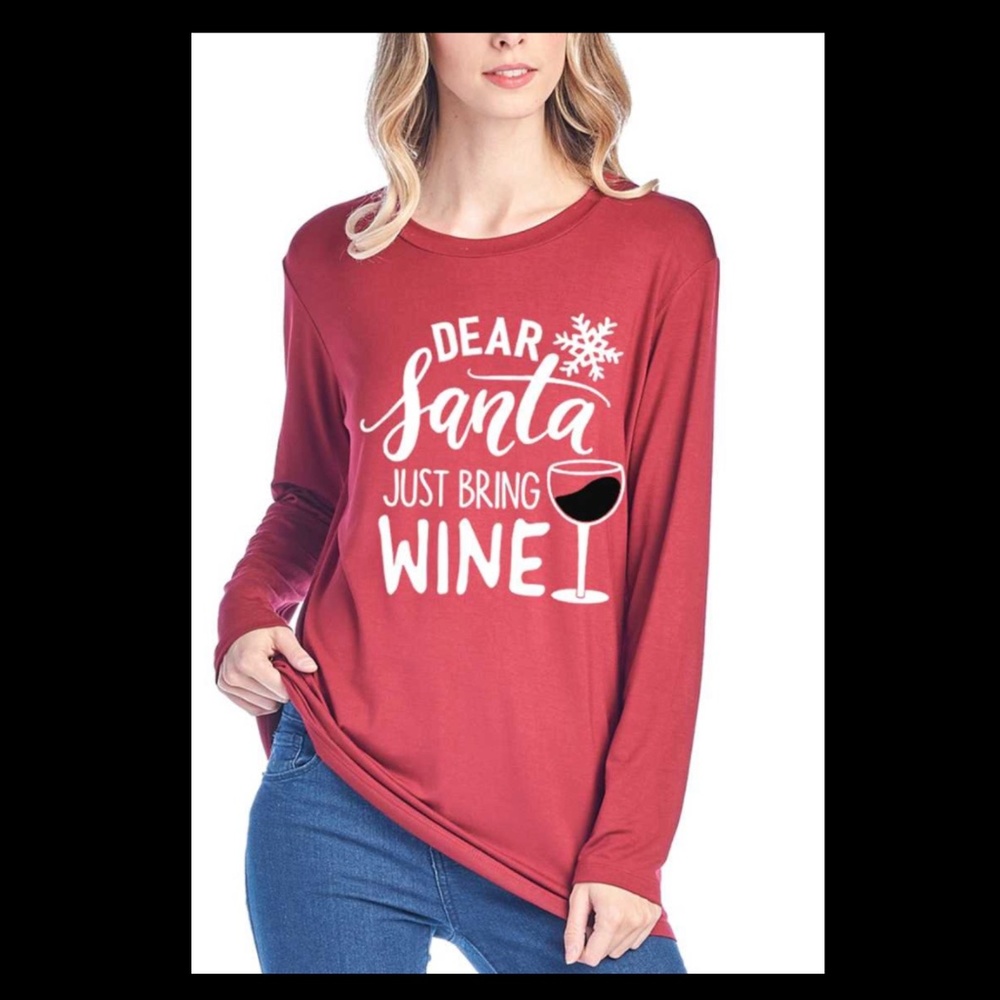 Dear Santa Wine Tee